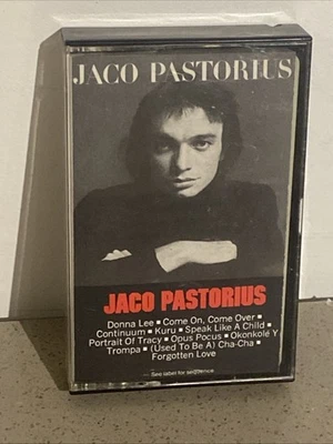 Jaco Pastorius - Self Titled 1976 Cassette - V RARE - Jazz Bass 1991 - Excellent - Image 1 of 4