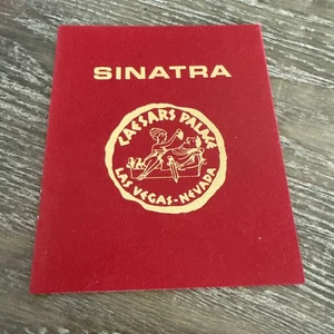 Programa de Espectáculos de Colección Años 70 FRANK SINATRA Caesars Palace Las Vegas Fabuloso Estado. - Imagen 1 de 6