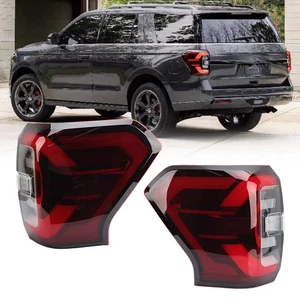 Pair For Ford Expedition 2022 23 2024 LED Taillight Left&Right Left&Right Black - Picture 1 of 15