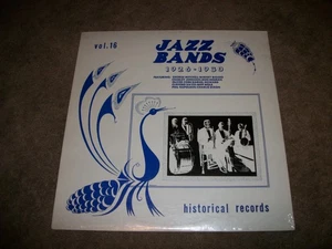 "Jazz Bands 1926-1930 (vol. 16)" 1970's Jazz LP  Various Artists - SEALED NEW - Foto 1 di 2