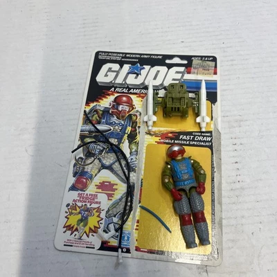 Fast Draw v1 1987 Figura Accesorios Vintage G.I. GI Joe 3.75 ARAH 100% Completo Foto 1 de 4