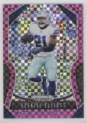 2019 Panini Prizm Purple Power Prizm /49 Ezekiel Elliott #38 - Image 1 of 2