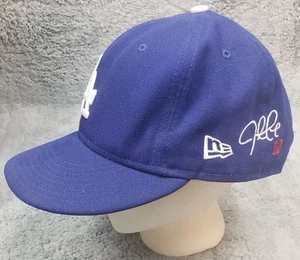 New Era 9fifty Hat Snapback LA Dodgers #10 Justin Turner Side Patch Blue Cap - Picture 1 of 7