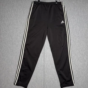 Vintage Adidas Track Pants Mens Snap Break Away Warm Up Gym Black Medium - Picture 1 of 7