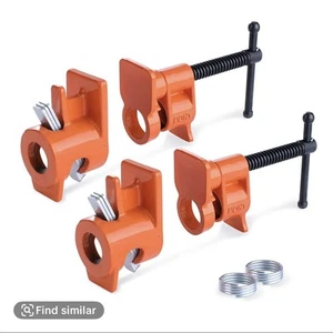 Pony 2er Pack 52 Holzverleimung Rohrschelle Befestigung für 1/2 Zoll - Bild 1 von 5