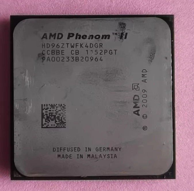 AMD Phenom II X4 960T Socket AM3 Processor CPU 3 GHz Quad-core Desktop - Image 1 of 2