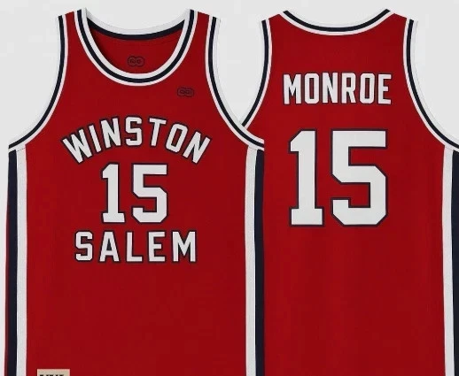 NWT Hardwood Legends WINSTON-SALEM STATE EARL MONROE #15 Jersey $200 SEWN 5XL - Image 1 of 3