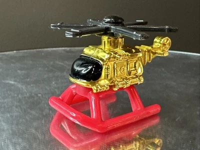 Vintage 1996 Micro Machines Exploration Sea GOLD HELICOPTER by Galoob - Image 1 of 2