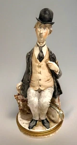 Vintage Giuseppe Cappe Resin Doctor Figurine sculpture Capodimonte Italy - Picture 1 of 9