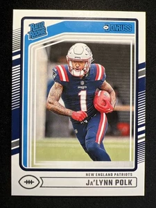 Panini 2024: Donruss-Rated Rookie #373 Ja'Lynn Polk/Patriots 🏈🐷🏈 - Imagen 1 de 2