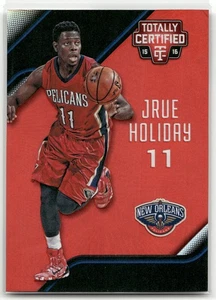 2015-16 Panini Totally Certified #99 Jrue Holiday Mirror Red #/149 - Picture 1 of 2