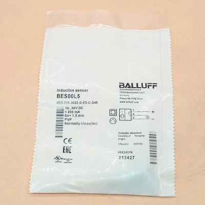 UN nuevo sensor de proximidad Balluff BES 516-3022-G-E5-C-S49 envío rápido Foto 1 de 3