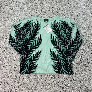 Maglia maglione Bob Mackie indossabile art top donna grande manica lunga nuovo con etichette - Foto 1 di 4