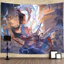 Chinese Mythical Girl Extra Large Tapestry Wall Hanging Poster Anime Background