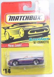 Matchbox 1997 #14 - MB204 -C- Superfast - '87 Corvette - Imagen 1 de 1