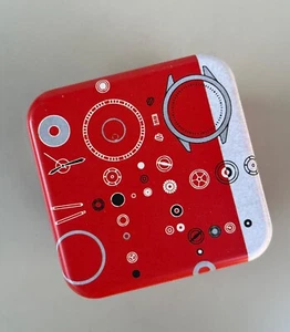 Authentic Fossil Collectible Gift Watch Tin Box, Red, 2015 - Picture 1 of 6