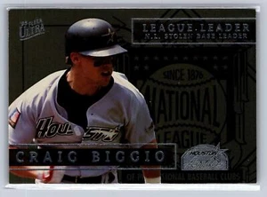 1995 Ultra #7 Craig Biggio League Leaders - Picture 1 of 2