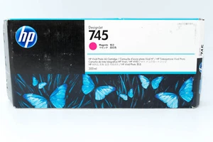 Cartucho de tinta DesignJet HP 745 300 ml, Magenta (F9K01A) - NUEVO - CADUCIDAD: JUL 2022 - Imagen 1 de 3