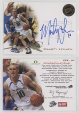 2008 Press Pass Signings Gold /99 Maarty Leunen #PPS-ML Rookie Auto RC