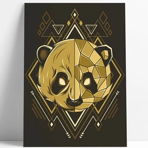 Póster Impresión Artística A3 PANDA ABSTRACTO Cocina Salón Pared Diseño De Hogar - Imagen 1 de 6