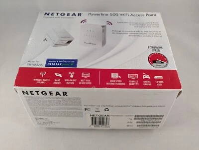 NETGEAR Powerline 500 WIFI ACCESS POINT XWNB5201 USED/TESTED - Image 1 of 2