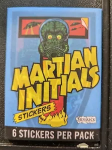 2023 Sidekick Martian Initials Blue Wax Pack Mars Attacks ONE SEALED Pack - Picture 1 of 4