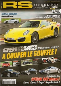 RS MAGAZIN 147 PORSCHE 991 TURBO & TURBO S 993 CARRERA RS BOXSTER S 550 SPYDER - Bild 1 von 3