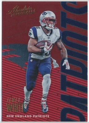 James White - New England Patriots - 2018 Panini Absolute Football - Base - #67 - Image 1 of 2