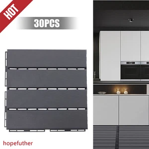 30Pcs 12'' Deck Patio Tile Interlocking PP Plastic Flooring Pavers Tiles Outdoor - Picture 1 of 13