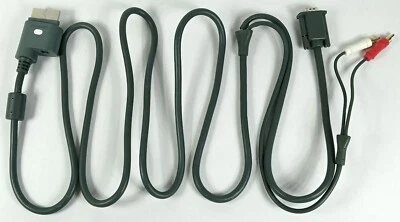 High Definition HDTV AV VGA X801257-100 Video Cable Cord for Microsoft Xbox 360 - Image 1 of 4