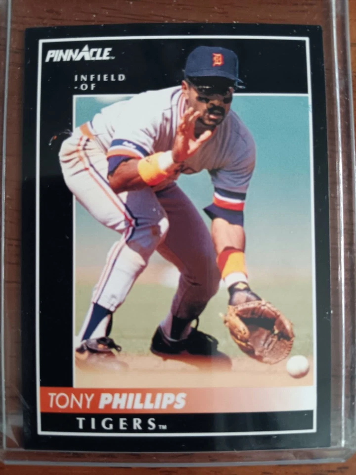 TONY PHILLIPS TIGERS 1992 PINNACLE BASEBALL CARD #243 - Image 1 of 1