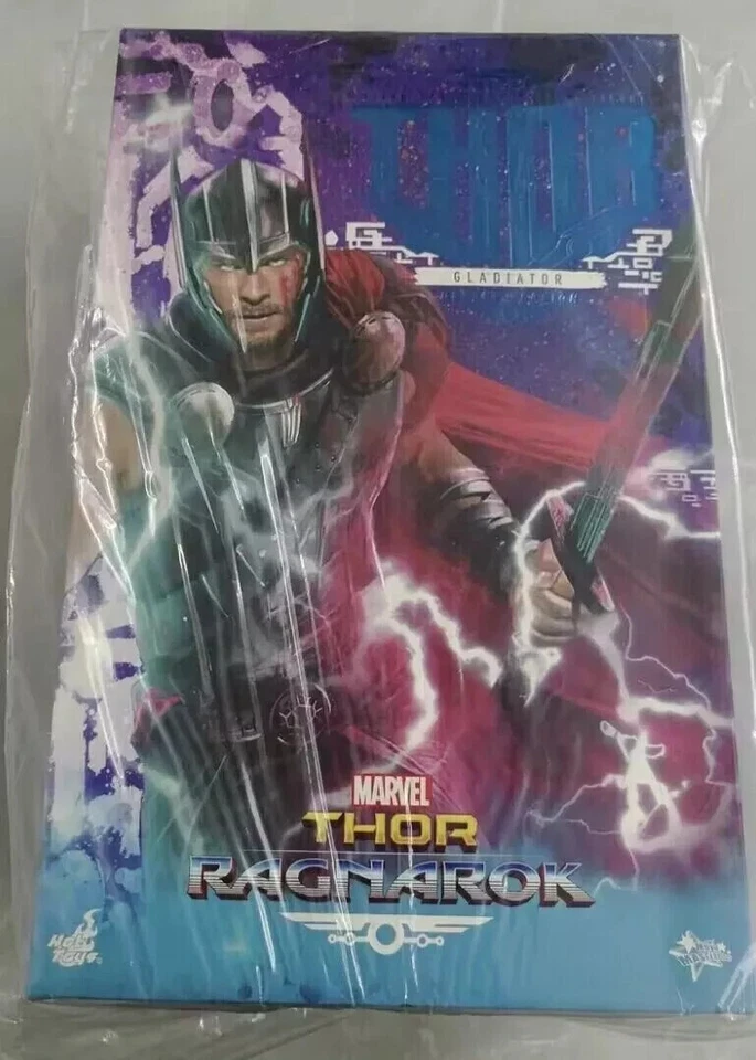 IN STOCK New Hot Toys MMS445 Ragnarok Gladiator Thor Chris Hemsworth 1/6 Figure - Image 1 of 1