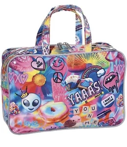 Iscream 'Psychedelische Collage 12,25" x 8,25" Doppelgriff Reißverschluss Kosmetiktasche - Bild 1 von 3