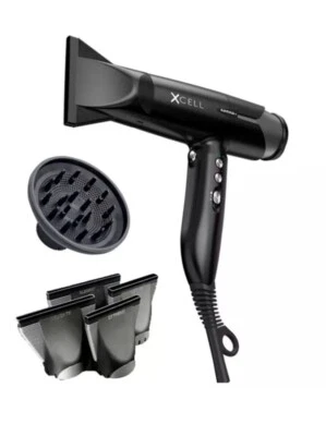 Secador de pelo con motor digital ultraligero Gamma+ XCELL negro | CAJA ABIERTA Foto 1 de 4
