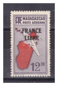 MADAGASCAR .  PA N°  49  .  12 F 50   NEUF   ** .  SUPERBE . - Picture 1 of 2