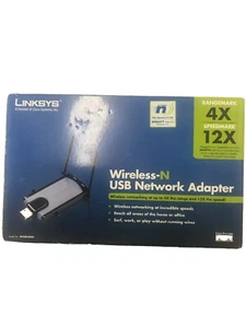 Adattatore di rete USB Wireless-N CISCO LINKSYS modello #WUSB300N - Foto 1 di 3