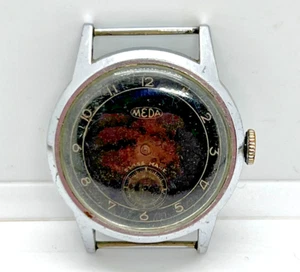 Meda Vintage Swiss Watch 17 Jewels Incabloc Men Rare Retro Original Old Collecti - Picture 1 of 24