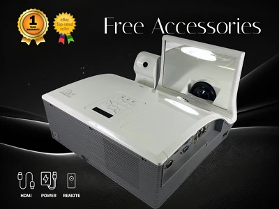 Mimio MimioProjector DLP Projector Ultra Short Throw 1080p HDMI 3D w/IR camera - Image 1 of 4