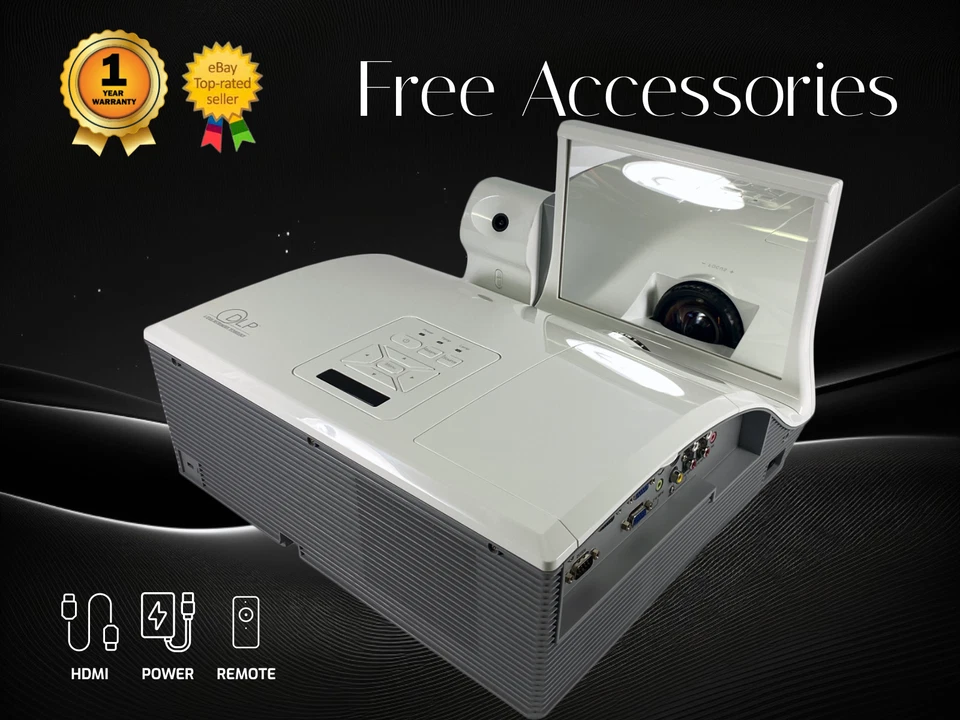 Mimio MimioProjector DLP Projector Ultra Short Throw 1080p HDMI 3D w/IR camera - Image 1 of 4