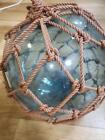 Rare Antique Fisherman Glass Ball Float 22cm Japan Object Glass Ball