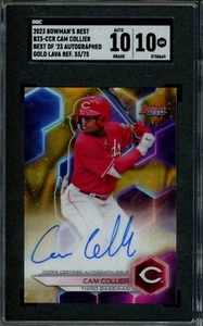 2023 Bowman's Best #B23-CCR Collier Cam Oro Lava Auto #/75 SGC 10 - Foto 1 di 2