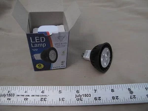 (1) NEW Kichler 12V 4W Clear 4200K MR16 Bi-Pin G13 LED Lamp Bulb 25° Flood 18005 - Picture 1 of 6