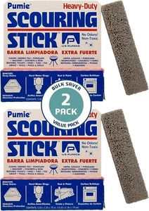 (2 Pack) - U.S. Pumice 1001 Scouring Stick, Pack of 2 Colour Name:Grey - Picture 1 of 12
