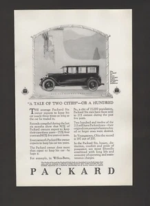 1925 Packard Six Eight Sedan Car Limousine Detroit Vintage Print Ad N25 - Bild 1 von 1