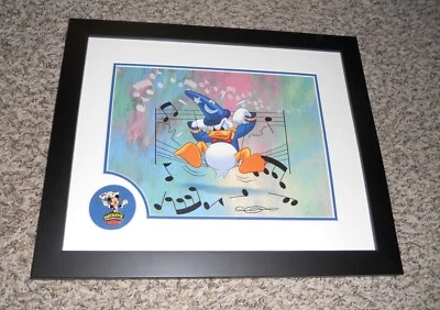 Disney Mickey's Philharmagic Donald Duck 2003 impresión enmarcada con caja Foto 1 de 4