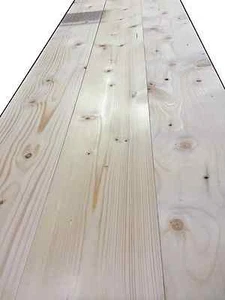 17,94 €/qm Landhausdiele Fußboden Sanierung Holz Fichte 27x142mm B-Sort 265cm - Bild 1 von 4