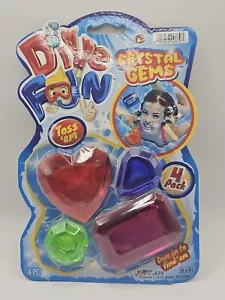 Crystals Gems Swimming Pool Dive Toys Diving Fun Diving Water Toy 4-Count(GS353) - Picture 1 of 3