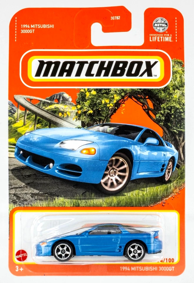 2024 Matchbox #74 1994 Mitsubishi 3000GT FIJI AZUL | FSC Foto 1 de 1