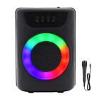 Heavy Bass Bluetooth Speaker Party Subwoofer Karaoke w/ Mic LED Light MP3 FM TWS