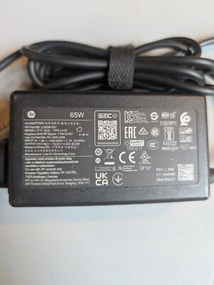 Carregador adaptador de alimentação CA original genuíno HP L25298-001 19.5V 3.34A 65W - Imagem 1 de 2